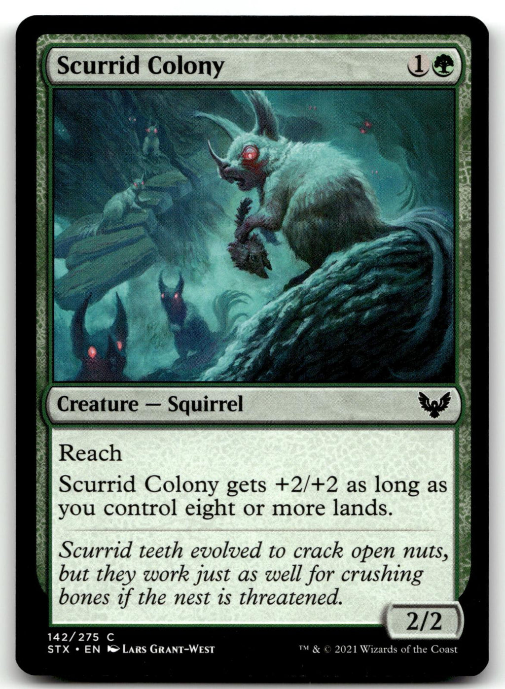 Scurrid Colony 142 Common Strixhaven: School of Mages Magic: The Gathering NM