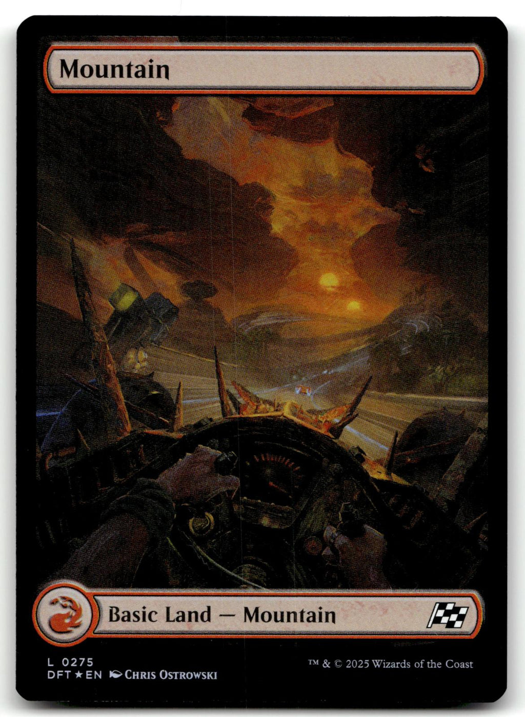 Mountain (0275) 275 Land Aetherdrift Magic: The Gathering Foil Near Mint