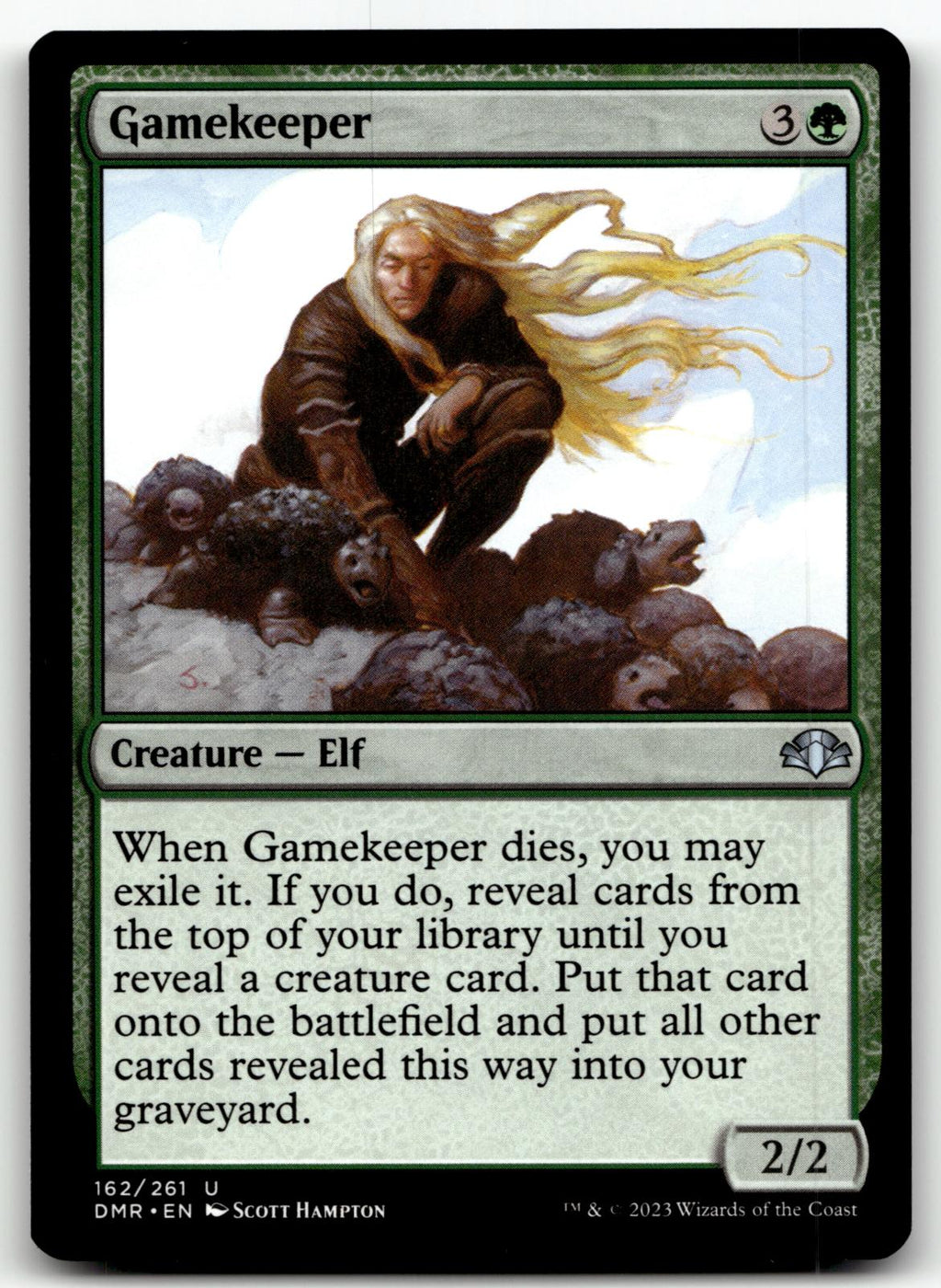 Gamekeeper 162 Uncommon Dominaria Remastered Magic: The Gathering Near Mint