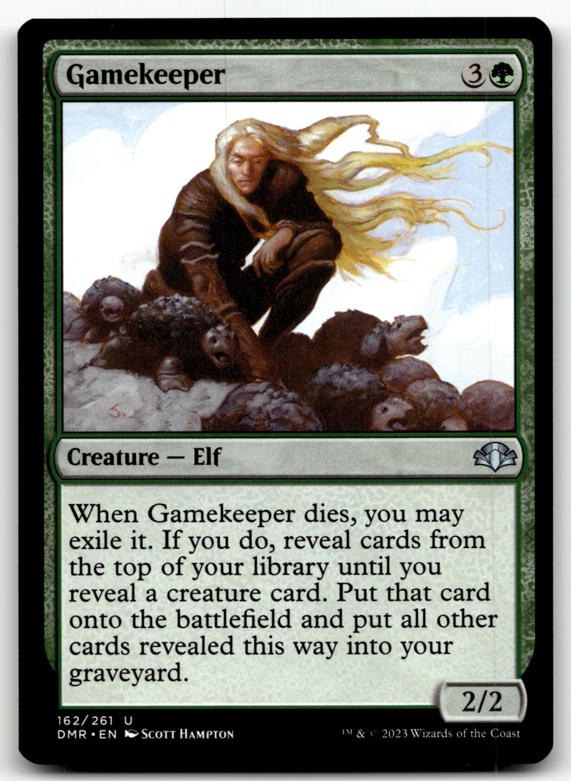 Gamekeeper 162 Uncommon Dominaria Remastered Magic: The Gathering Near Mint
