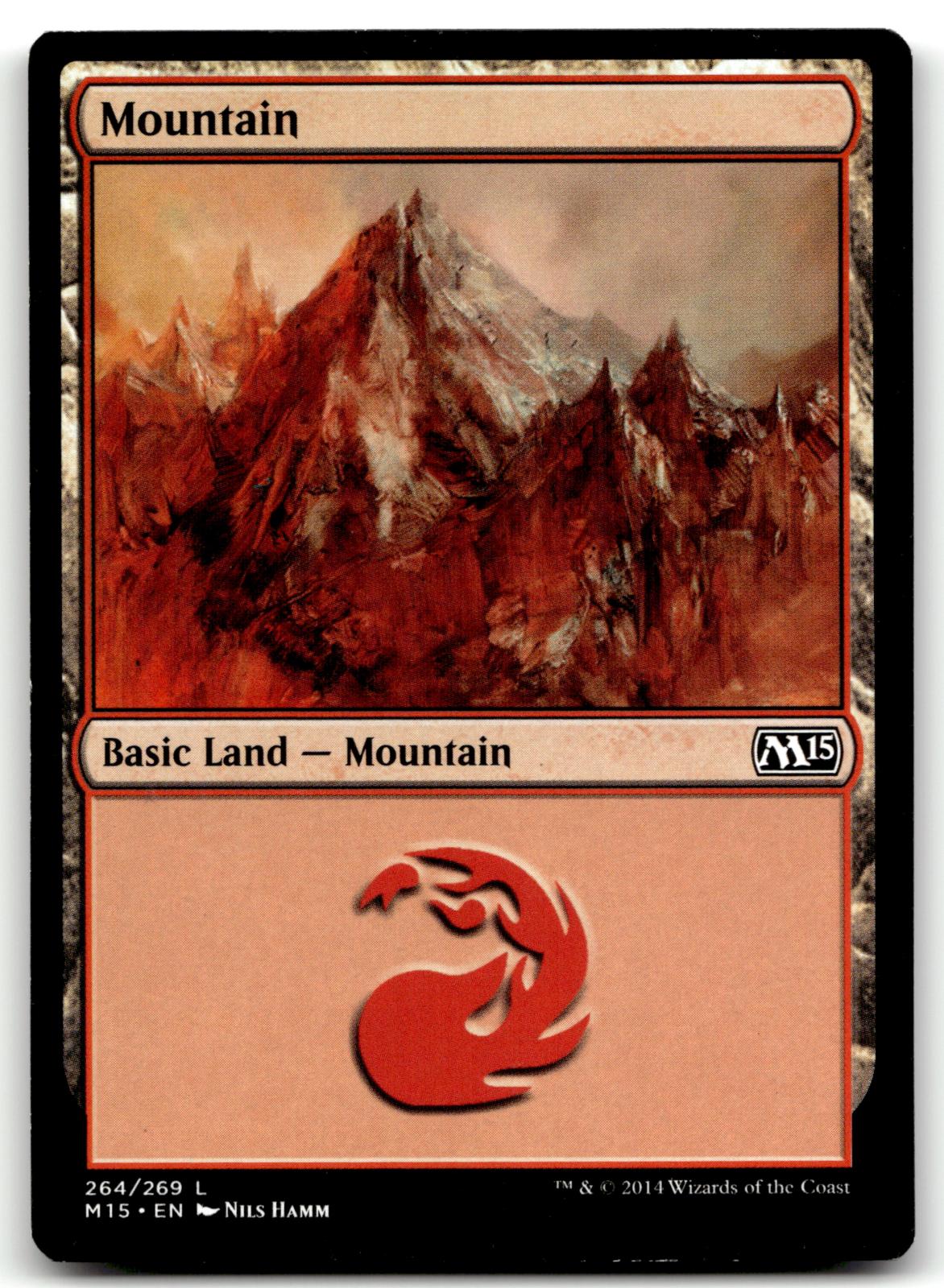 Mountain (264) 264 Land Magic 2015 (M15) Magic: The Gathering Near Mint