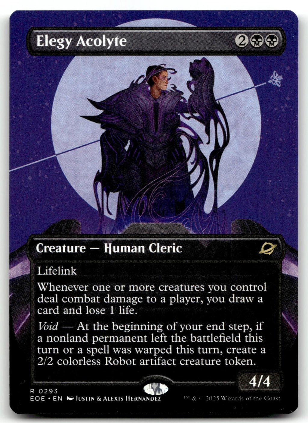 Elegy Acolyte (Borderless) 293 Rare Edge of Eternities Magic: The Gathering NM