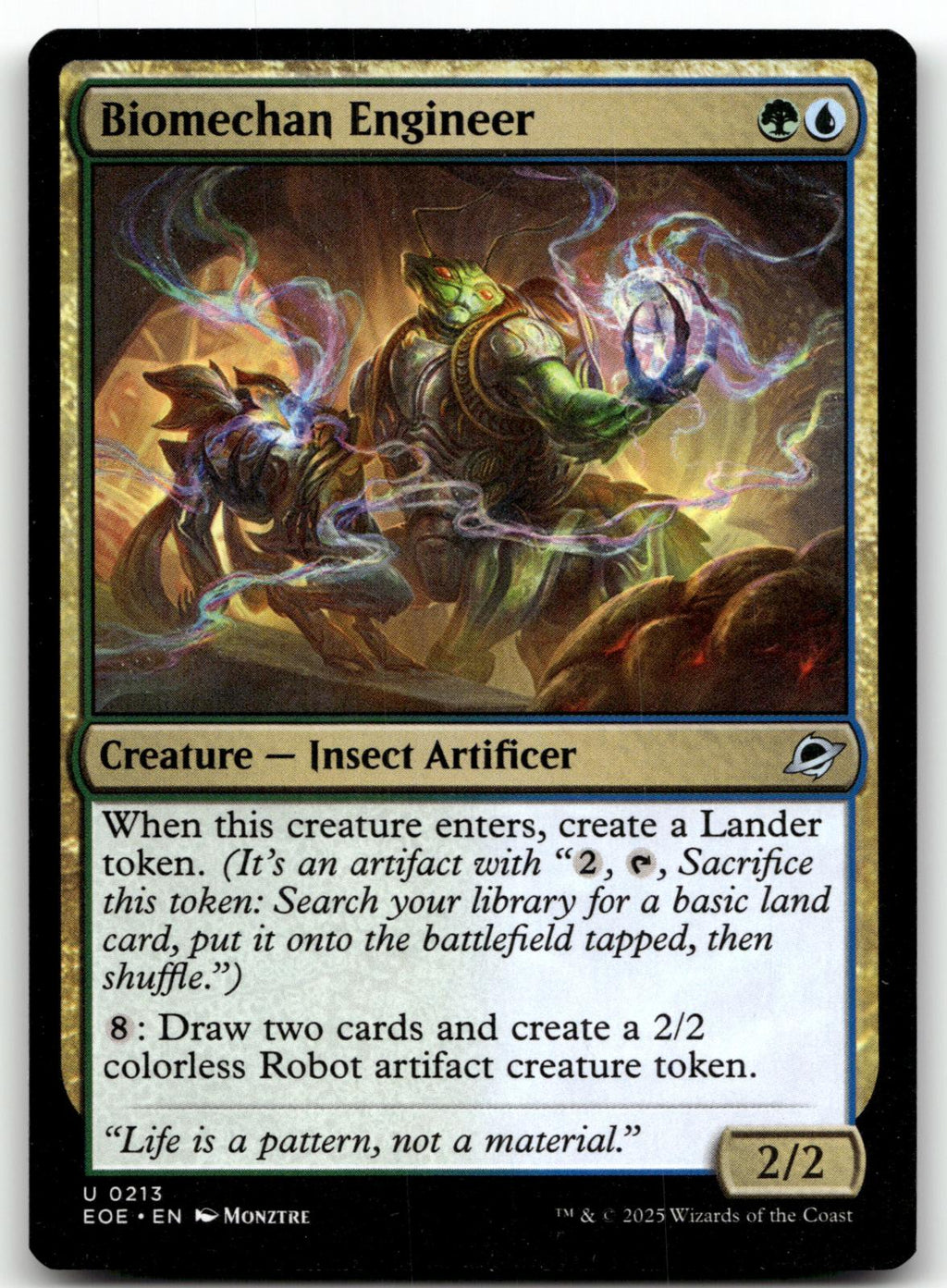 Biomechan Engineer 213 Uncommon Edge of Eternities Magic: The Gathering NM