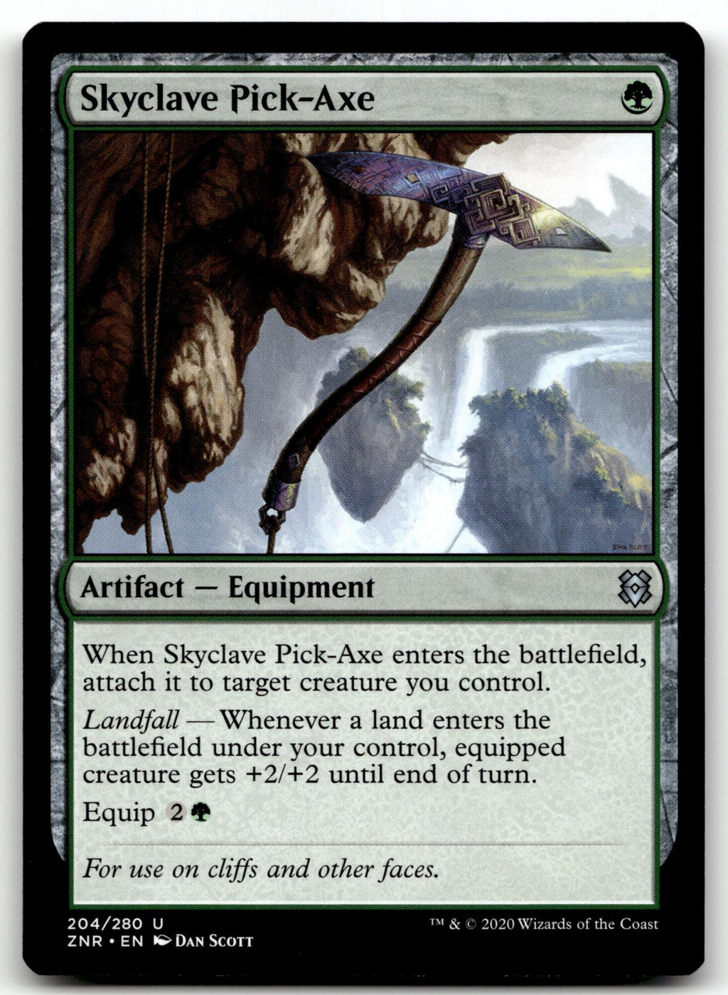 Skyclave Pick-Axe 204 Uncommon Zendikar Rising Magic: The Gathering Near Mint