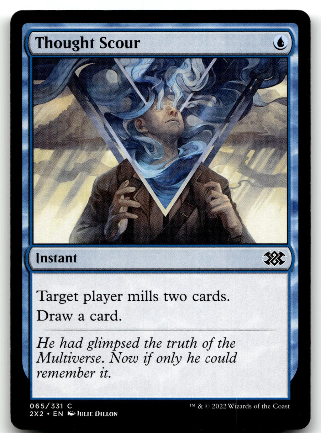Thought Scour 65 Common Double Masters 2022 Magic: The Gathering Near Mint