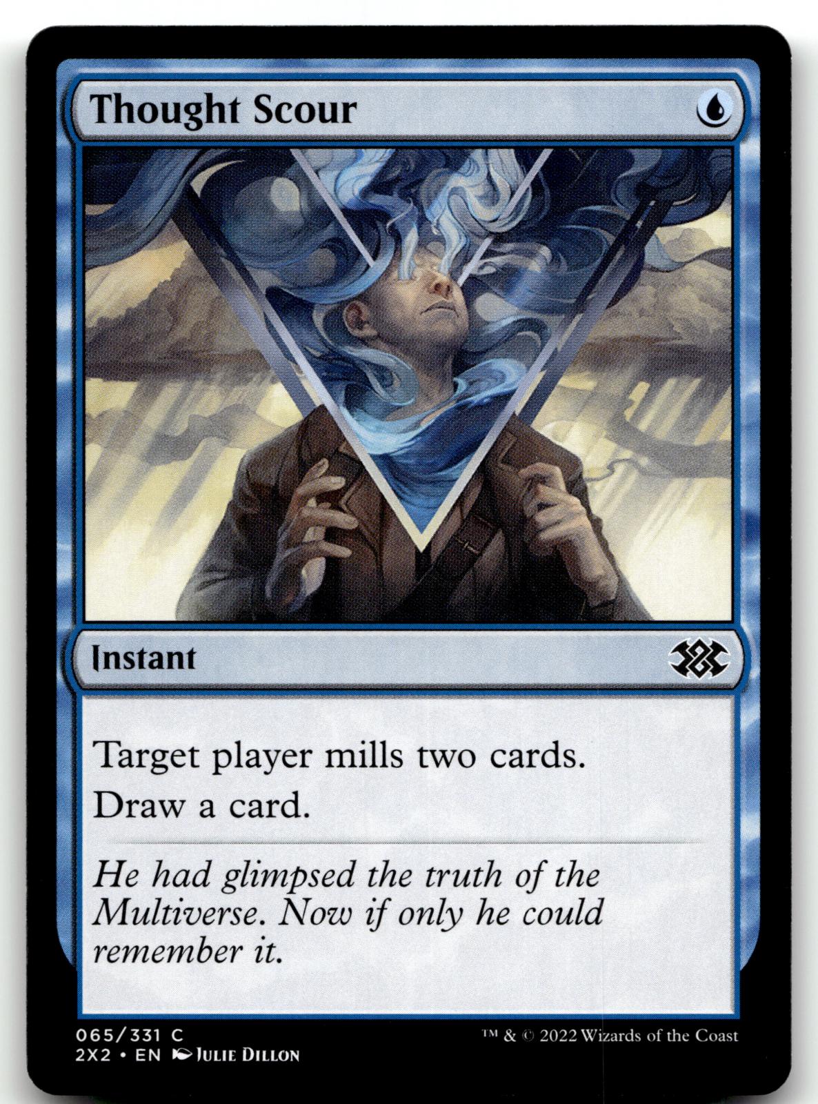 Thought Scour 65 Common Double Masters 2022 Magic: The Gathering Near Mint