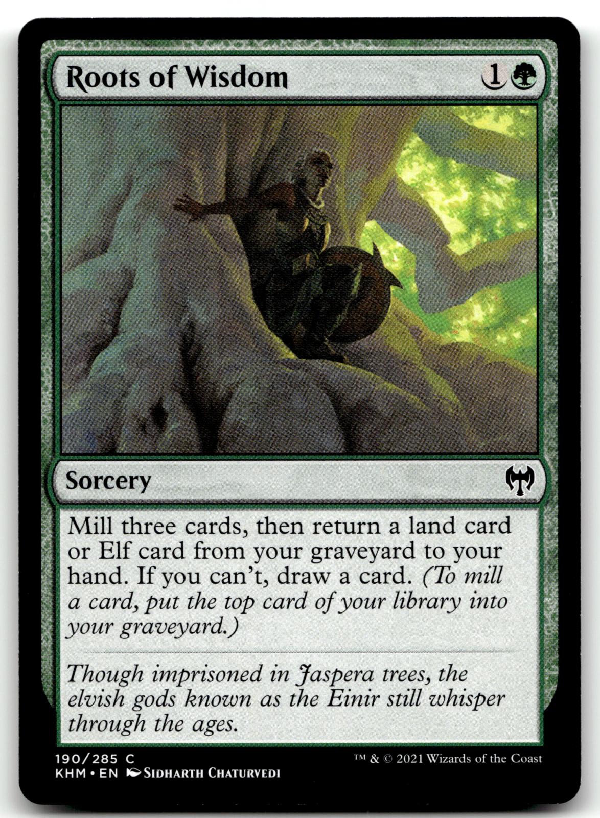 Roots of Wisdom 190 Common Kaldheim Magic: The Gathering Near Mint
