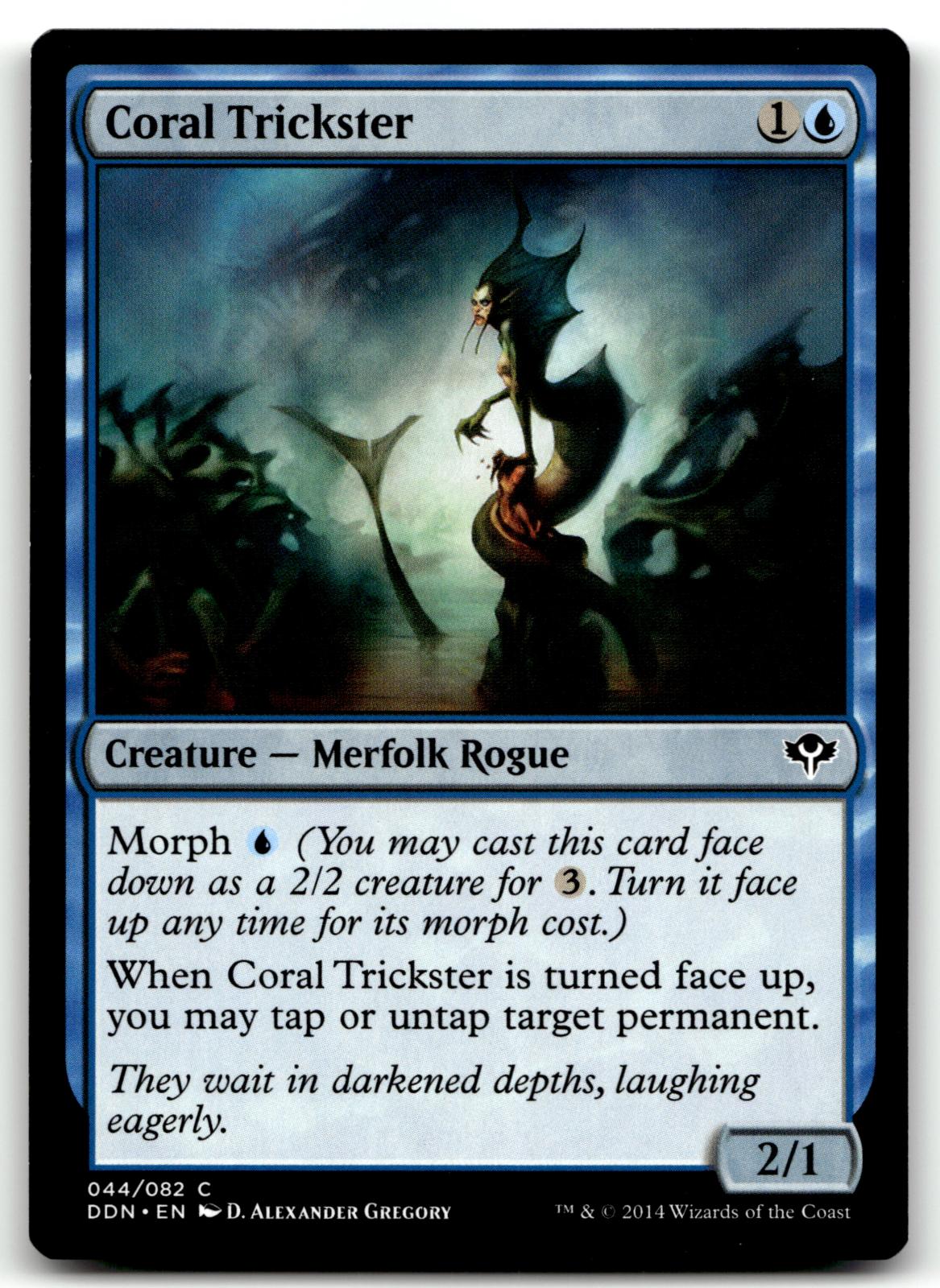 Coral Trickster 44 Common Duel Decks: Speed vs. Cunning Magic: The Gathering NM