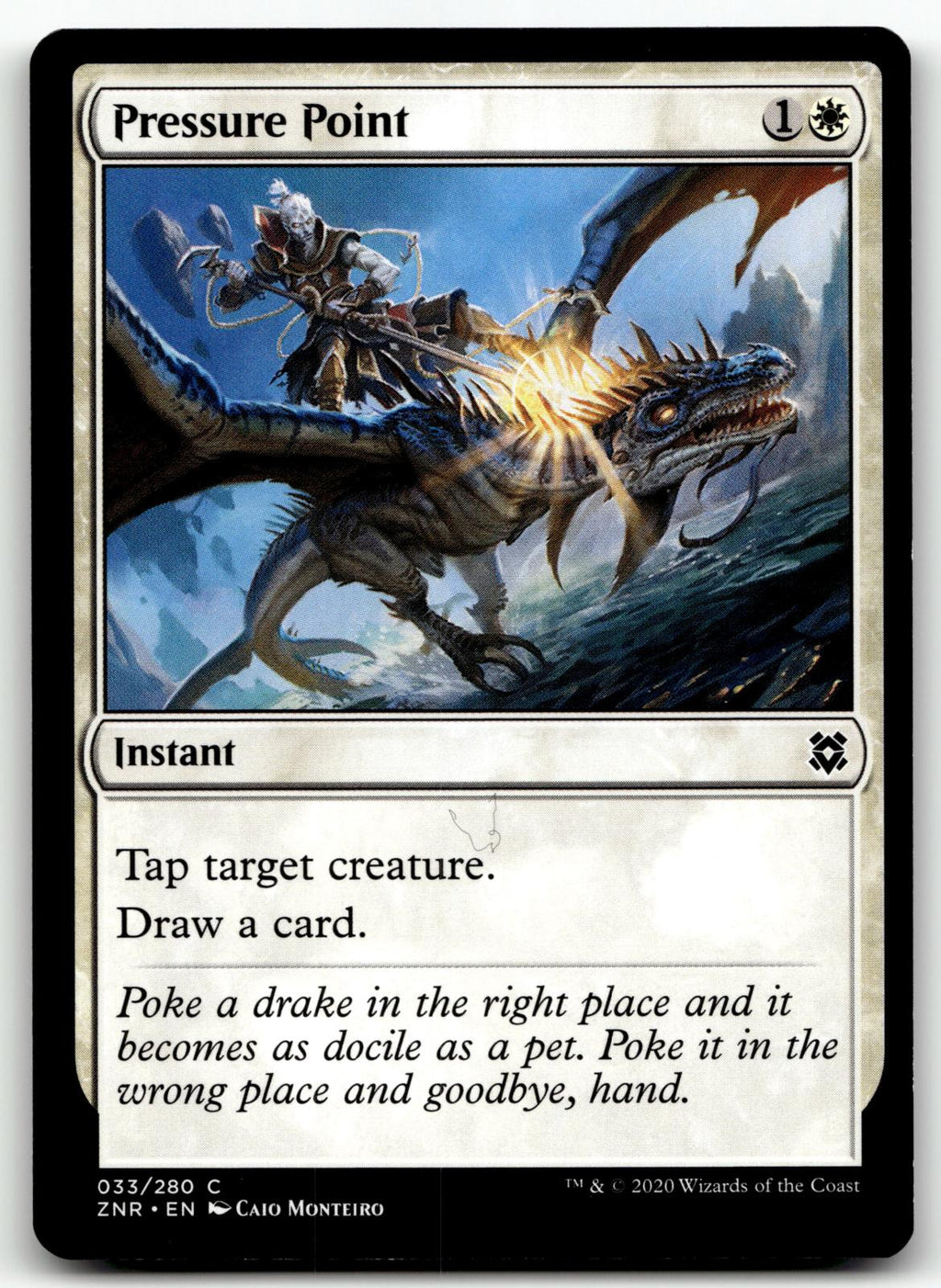 Pressure Point 33 Common Zendikar Rising Magic: The Gathering Near Mint
