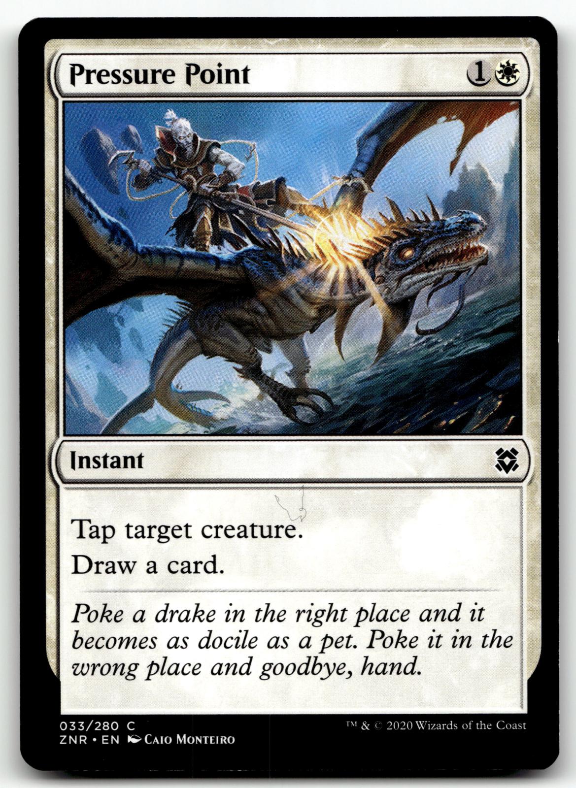 Pressure Point 33 Common Zendikar Rising Magic: The Gathering Near Mint