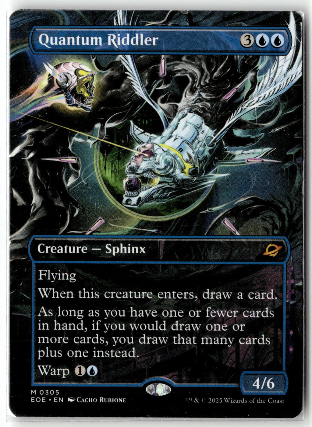 Quantum Riddler (Borderless) 305 Edge of Eternities Magic: The Gathering NM