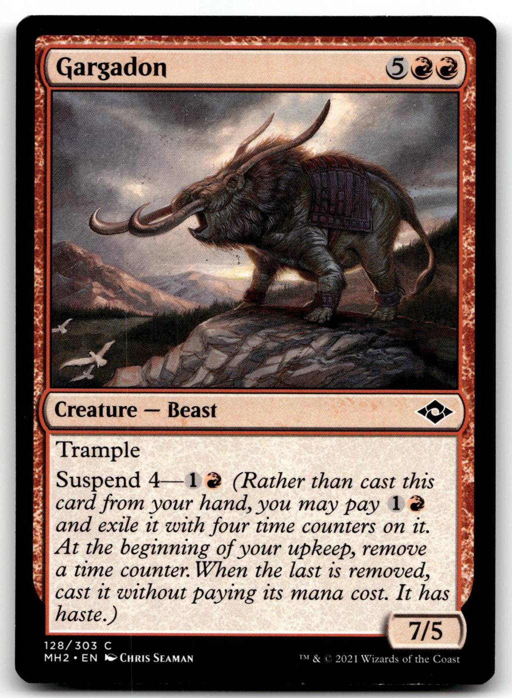 Gargadon 128 Common Modern Horizons 2 Magic: The Gathering Near Mint