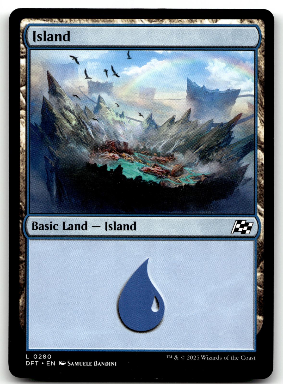 Island (0280) 280 Land Aetherdrift Magic: The Gathering Near Mint