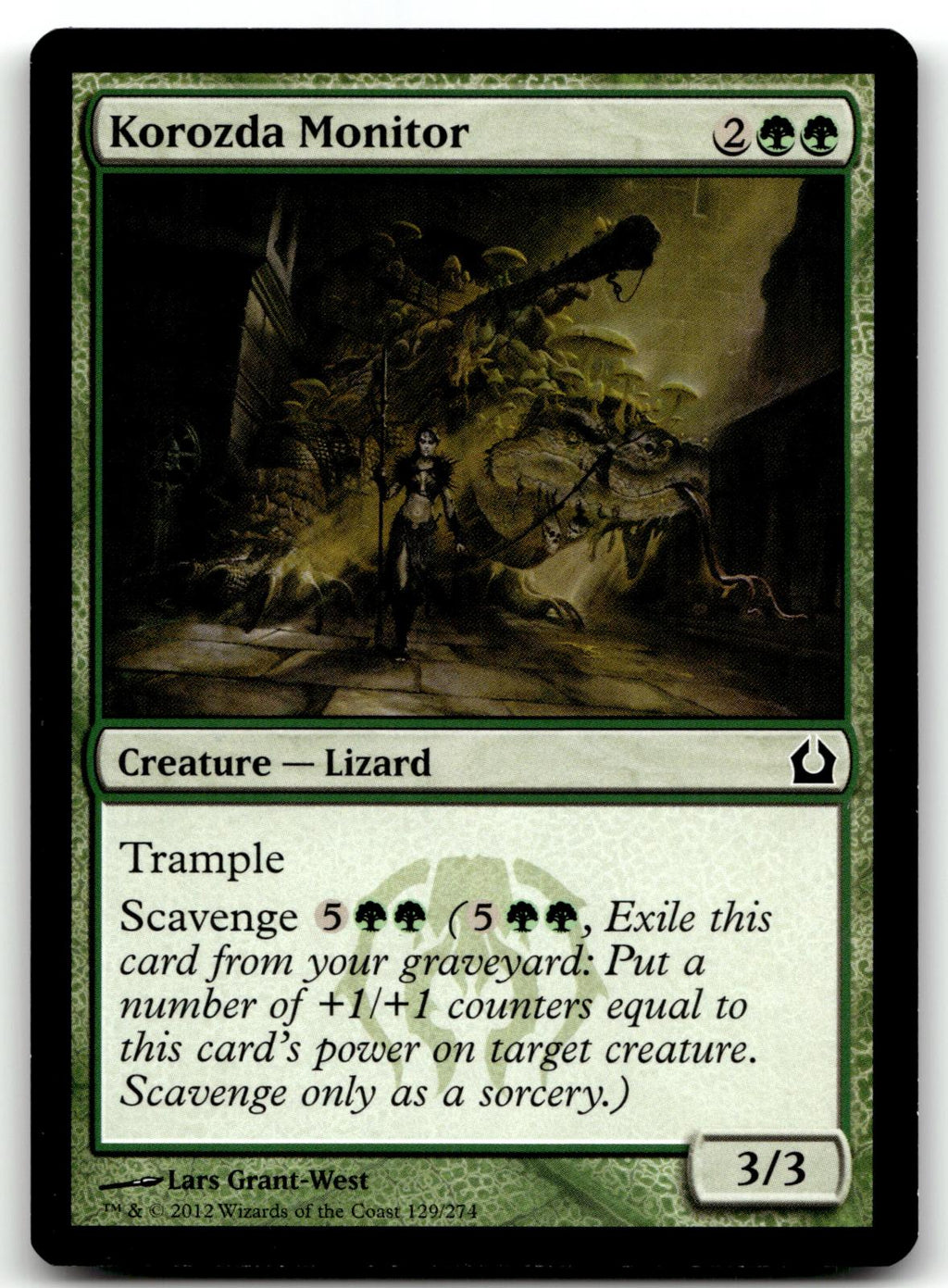 Korozda Monitor 129 Common Return to Ravnica Magic: The Gathering Near Mint