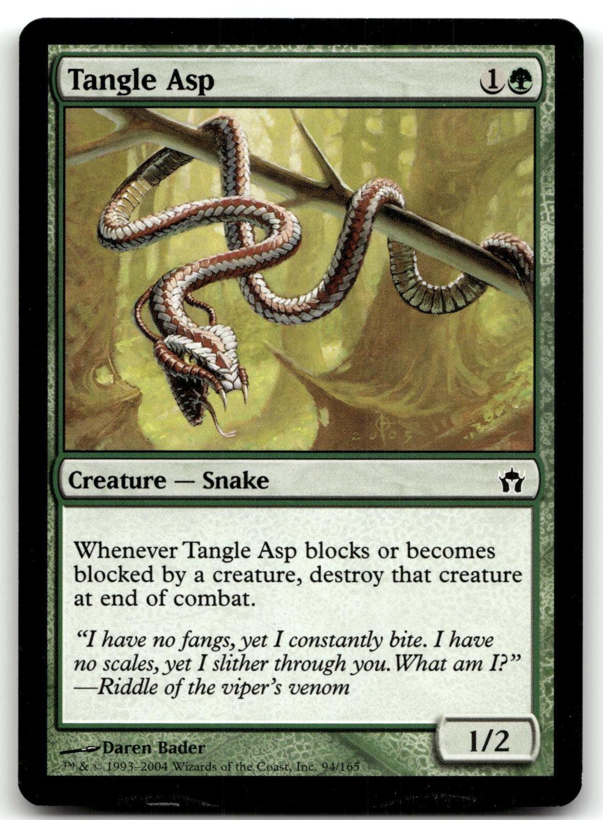 Tangle Asp 94 Common Fifth Dawn Magic: The Gathering Near Mint