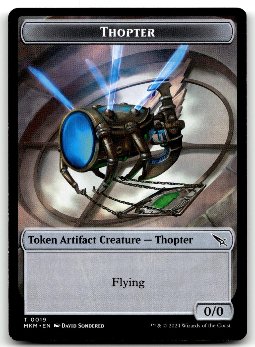 Thopter Token (0019) 19 Token Murders at Karlov Manor Magic: The Gathering NM