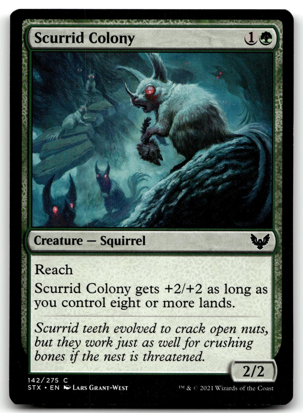 Scurrid Colony 142 Common Strixhaven: School of Mages Magic: The Gathering NM