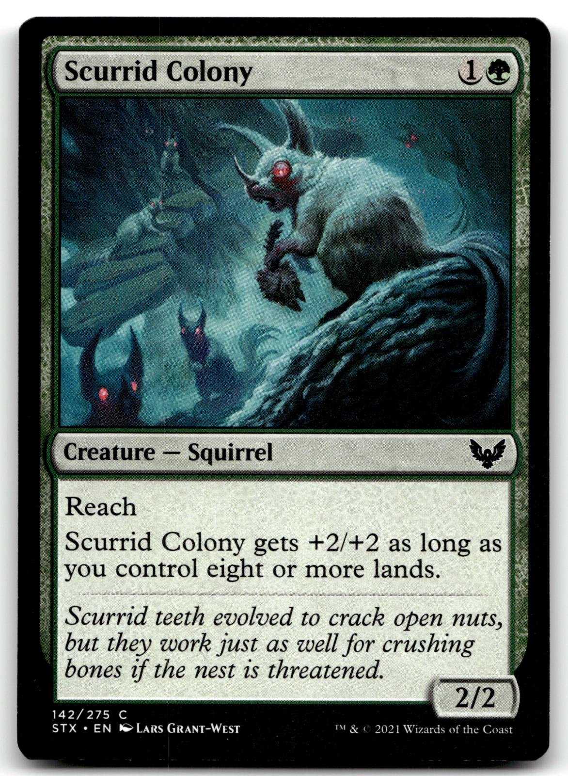 Scurrid Colony 142 Common Strixhaven: School of Mages Magic: The Gathering NM