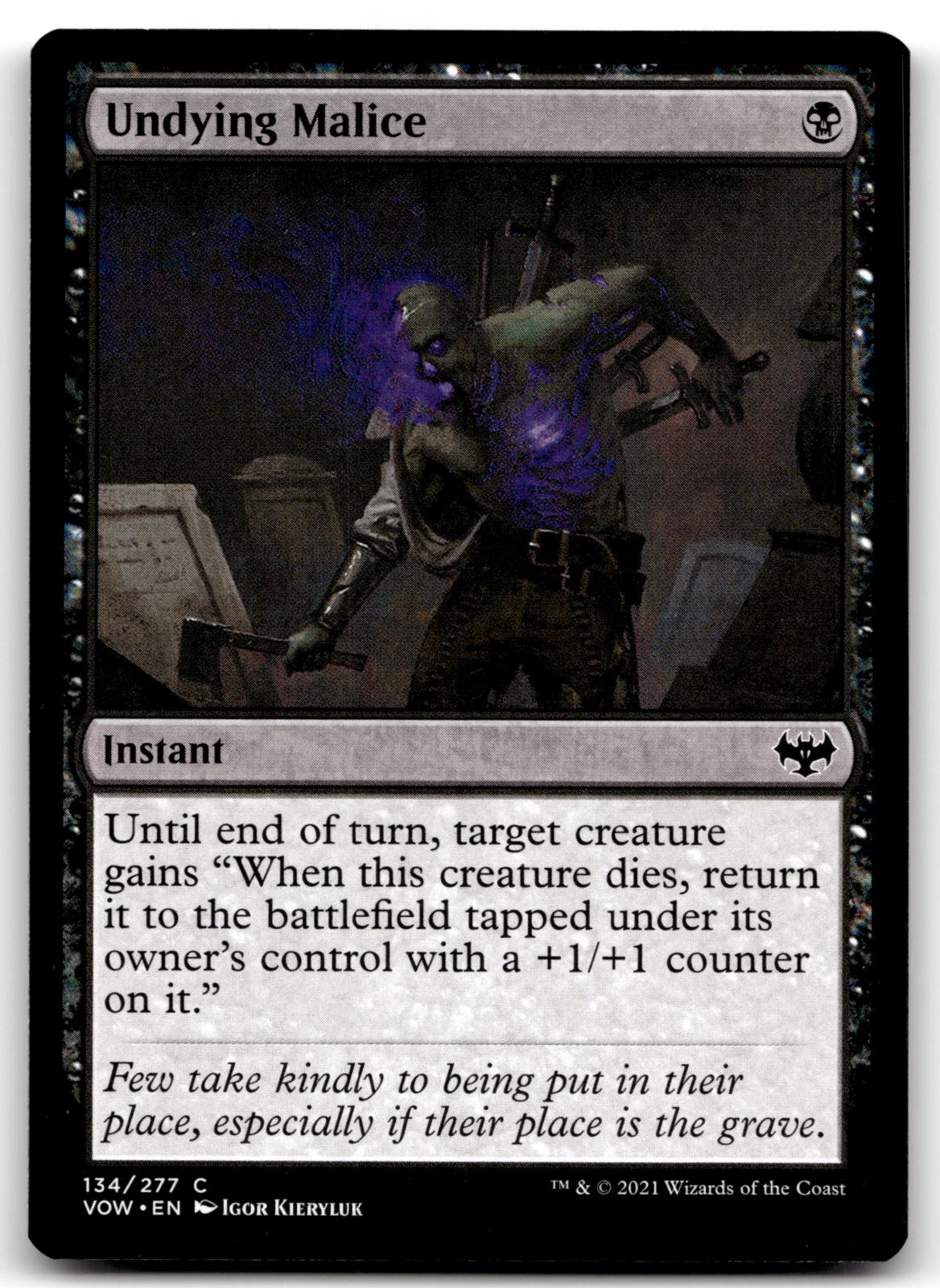 Undying Malice 134 Common Innistrad: Crimson Vow Magic: The Gathering Near Mint
