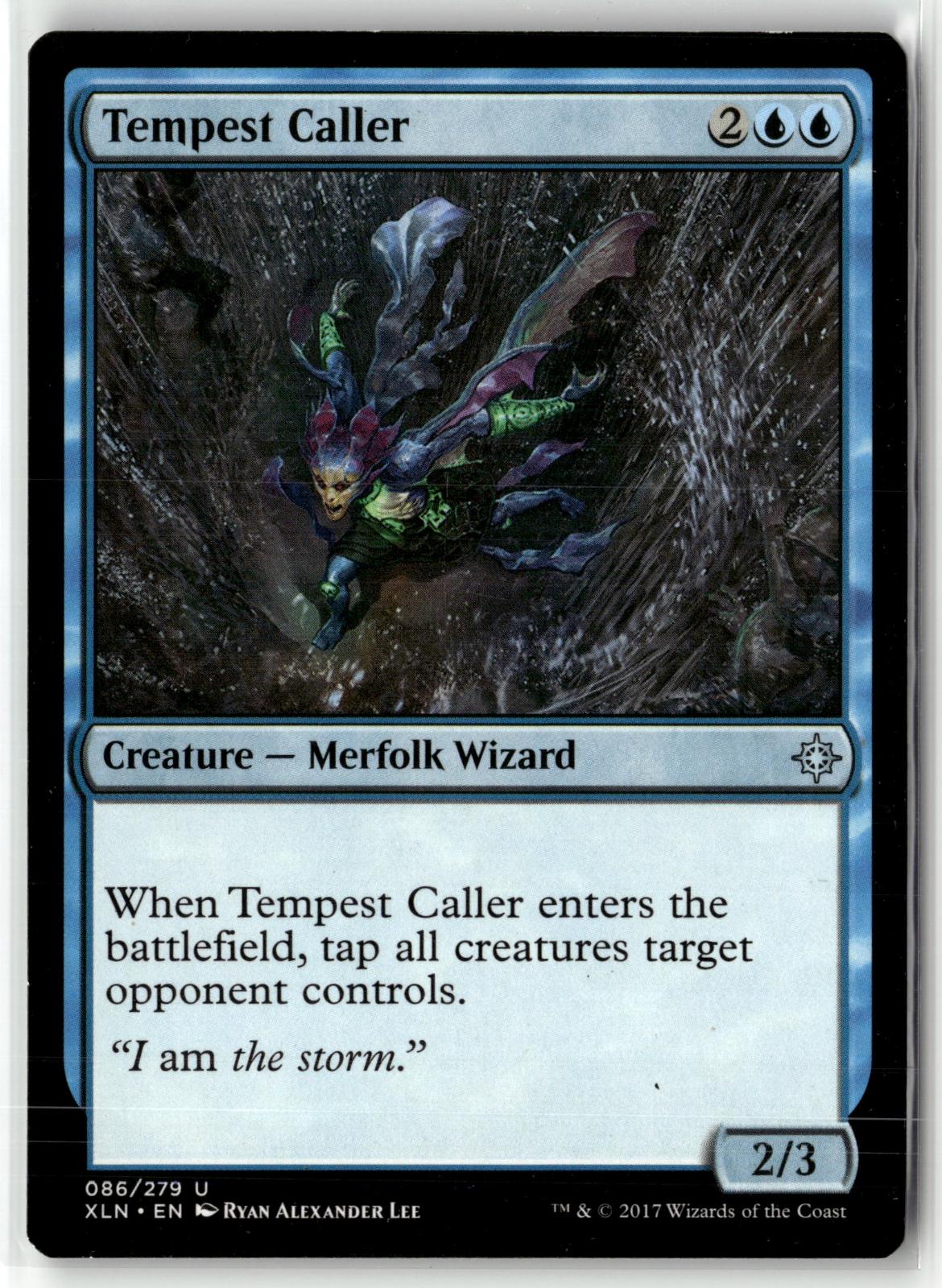 Tempest Caller 86 Uncommon Ixalan Magic: The Gathering Near Mint