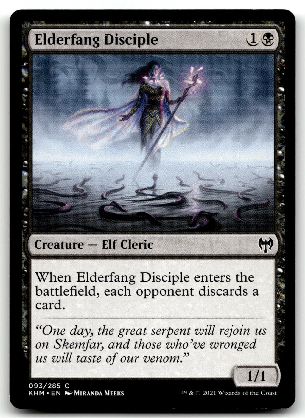Elderfang Disciple 93 Common Kaldheim Magic: The Gathering Near Mint