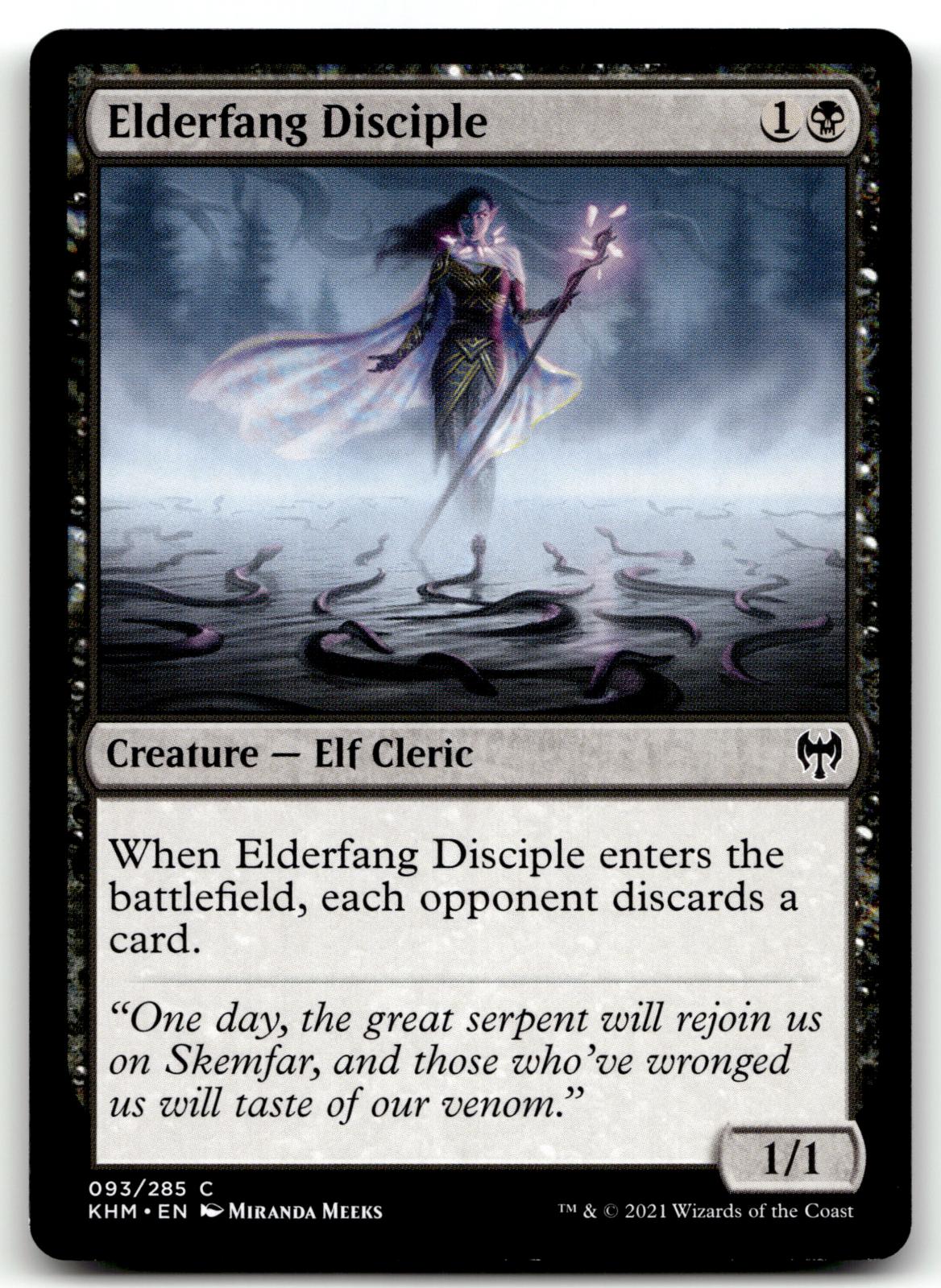 Elderfang Disciple 93 Common Kaldheim Magic: The Gathering Near Mint