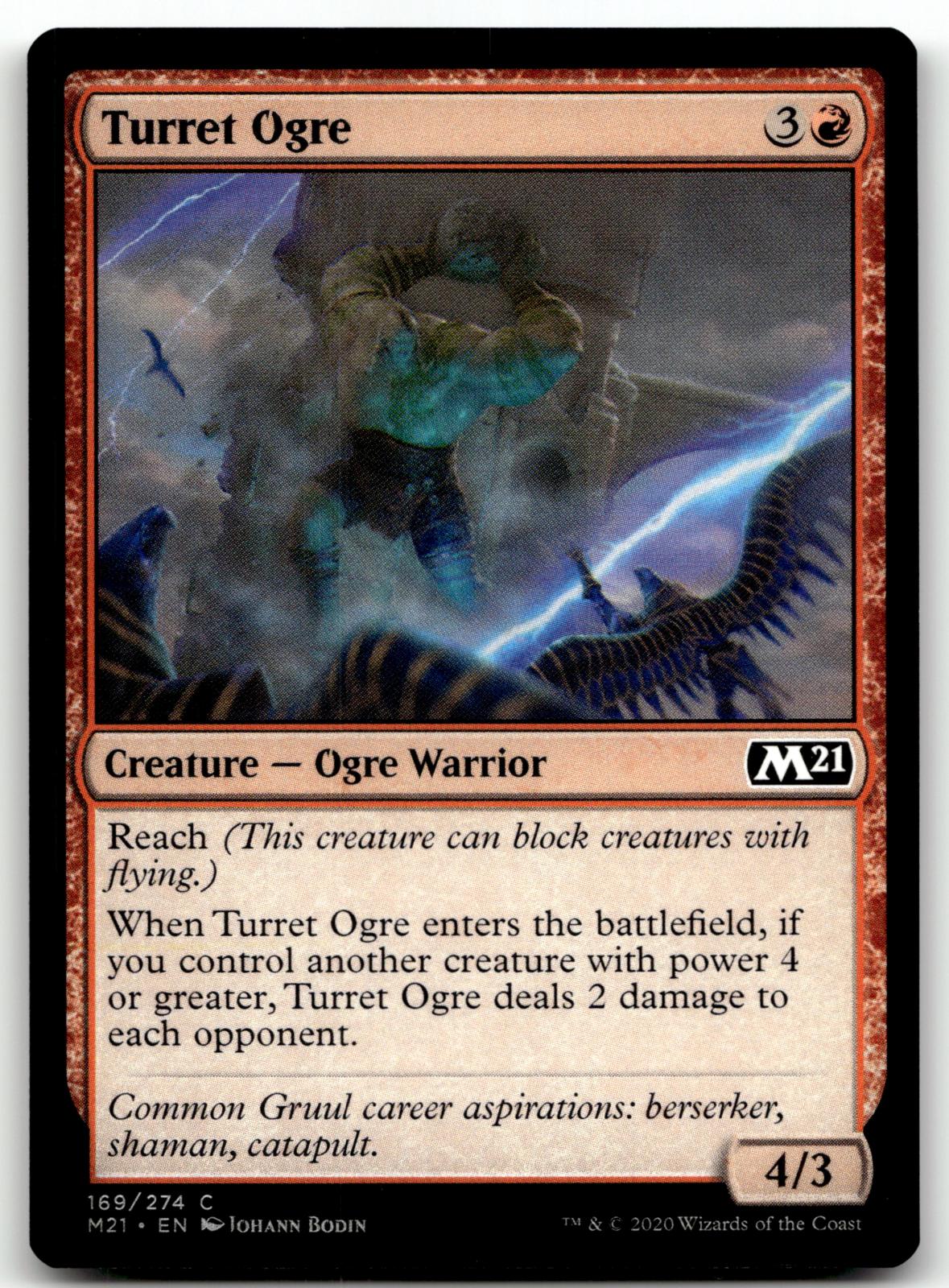 Turret Ogre 169 Common Core Set 2021 Magic: The Gathering Near Mint