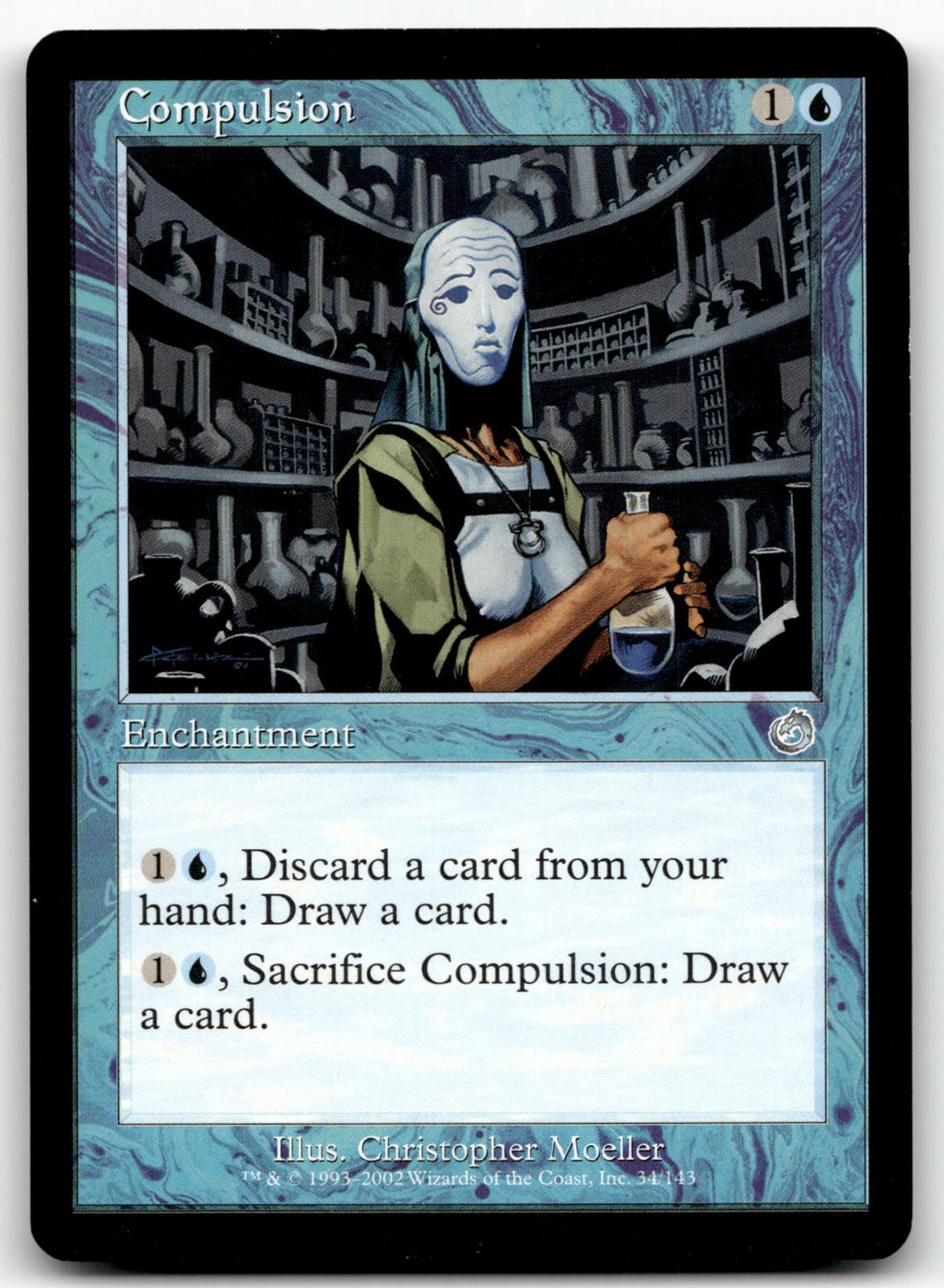 Compulsion 34 Uncommon Torment Magic: The Gathering Near Mint