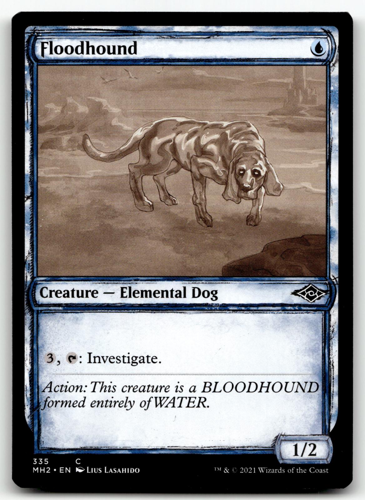 Floodhound (Showcase) 335 Common Modern Horizons 2 Magic: The Gathering NM