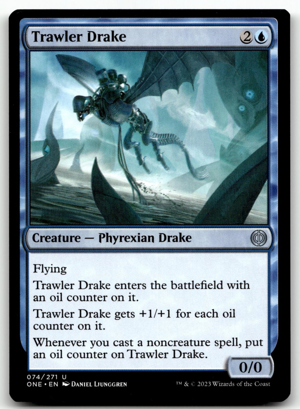 Trawler Drake 74 Uncommon Phyrexia: All Will Be One Magic: The Gathering NM
