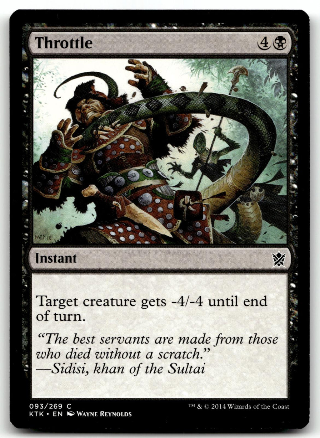 Throttle 93 Common Khans of Tarkir Magic: The Gathering Near Mint