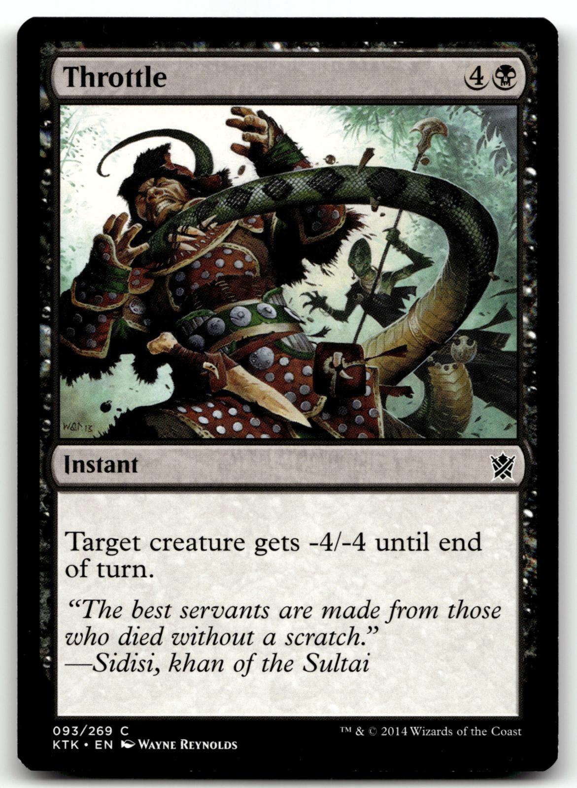 Throttle 93 Common Khans of Tarkir Magic: The Gathering Near Mint