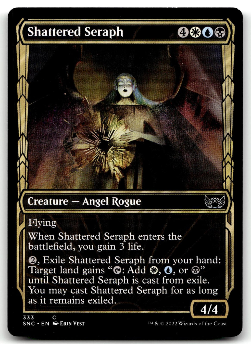Shattered Seraph (Showcase) 333 Streets of New Capenna Magic: The Gathering NM