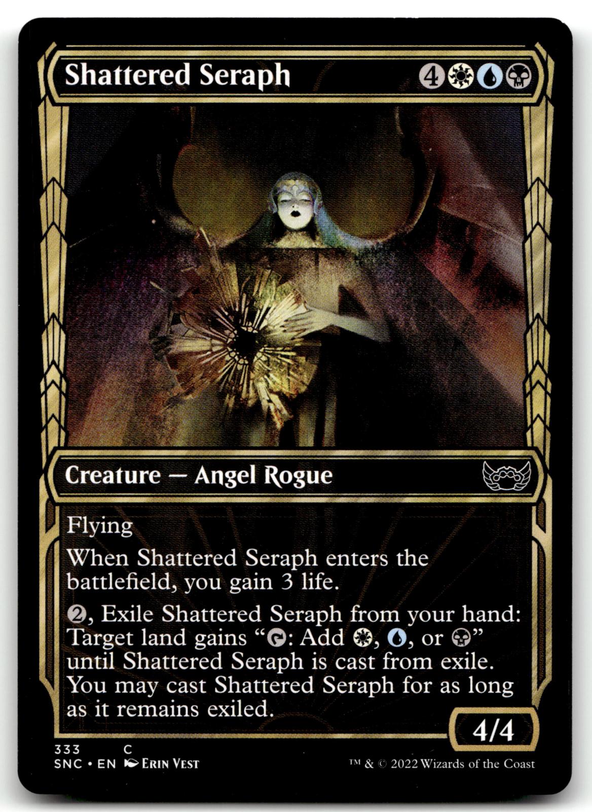 Shattered Seraph (Showcase) 333 Streets of New Capenna Magic: The Gathering NM