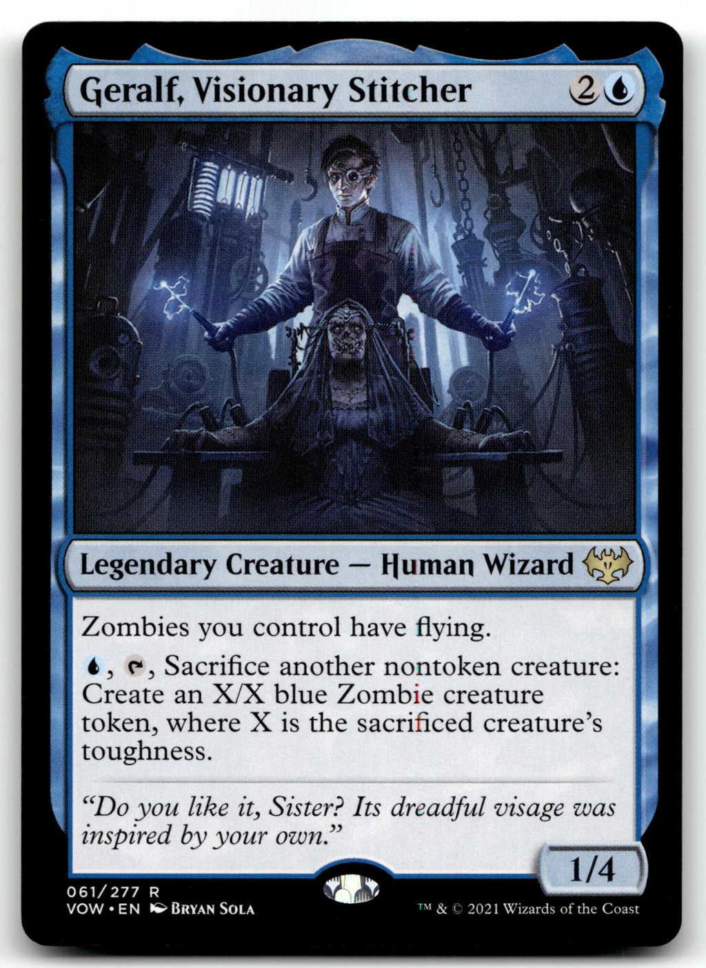 Geralf, Visionary Stitcher 61 Innistrad: Crimson Vow Magic: The Gathering NM