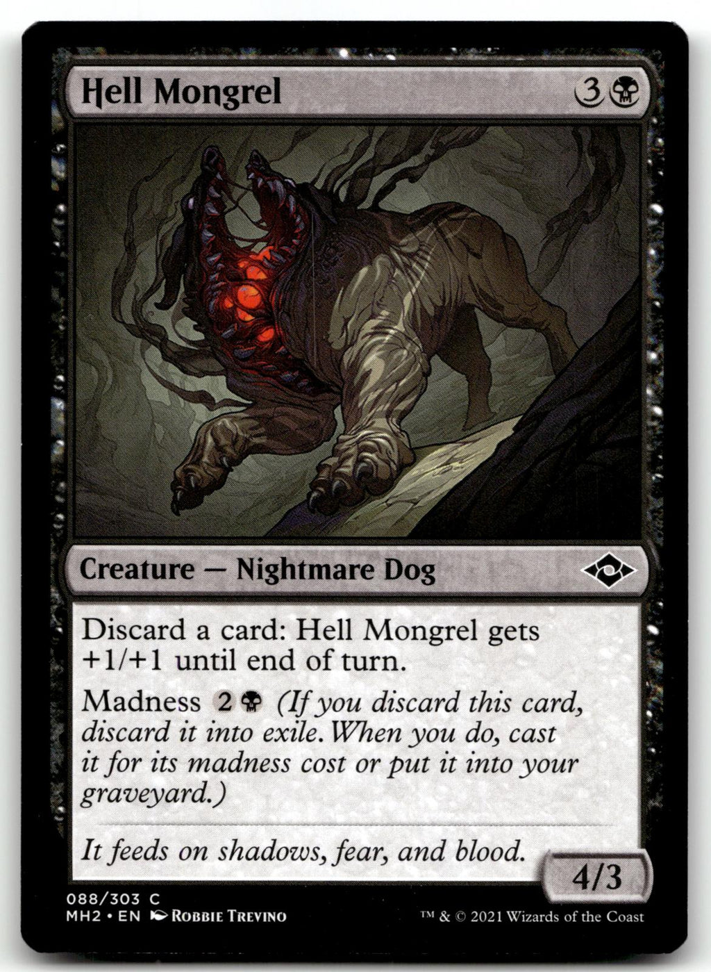 Hell Mongrel 88 Common Modern Horizons 2 Magic: The Gathering Near Mint