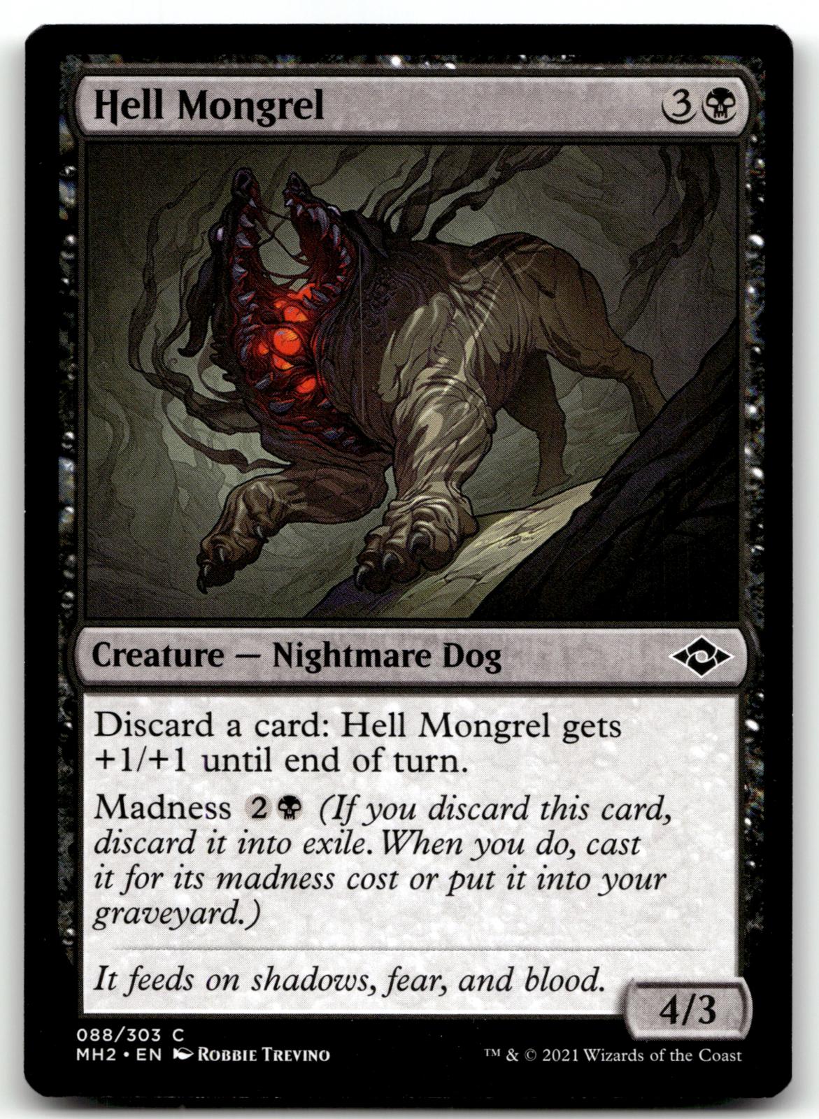 Hell Mongrel 88 Common Modern Horizons 2 Magic: The Gathering Near Mint