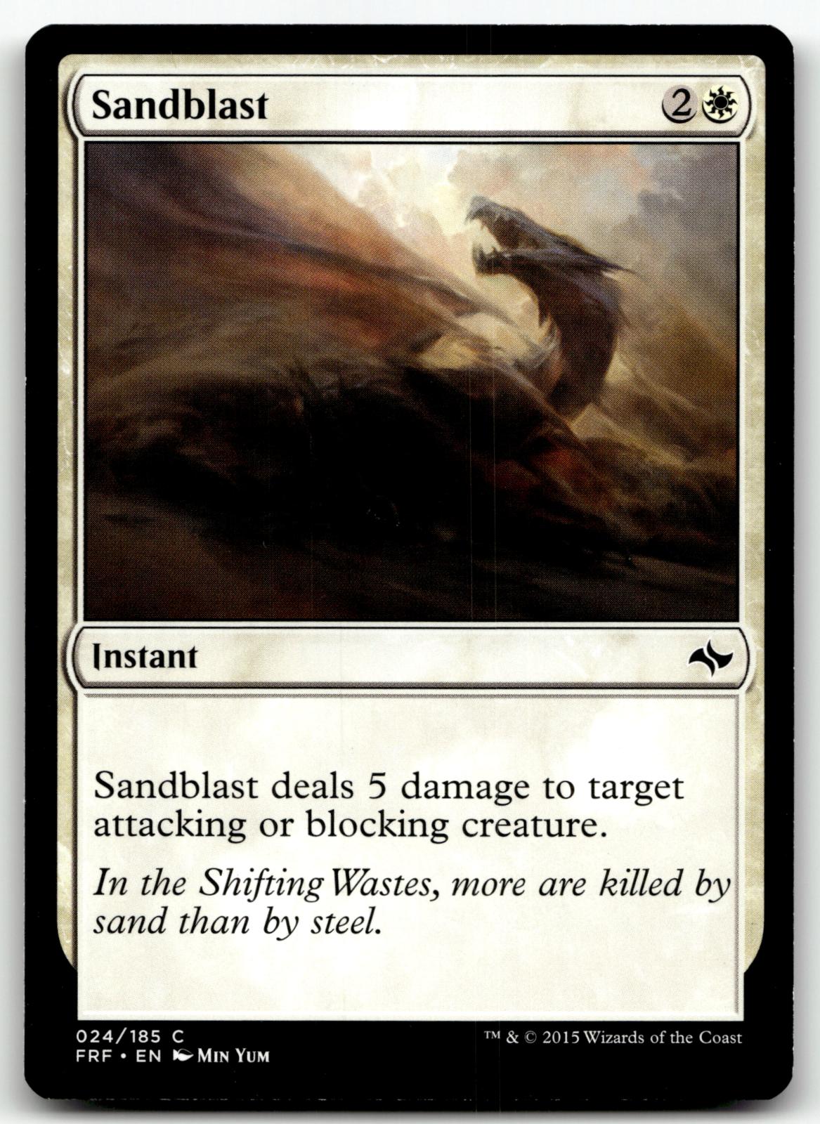Sandblast 24 Common Fate Reforged Magic: The Gathering Near Mint
