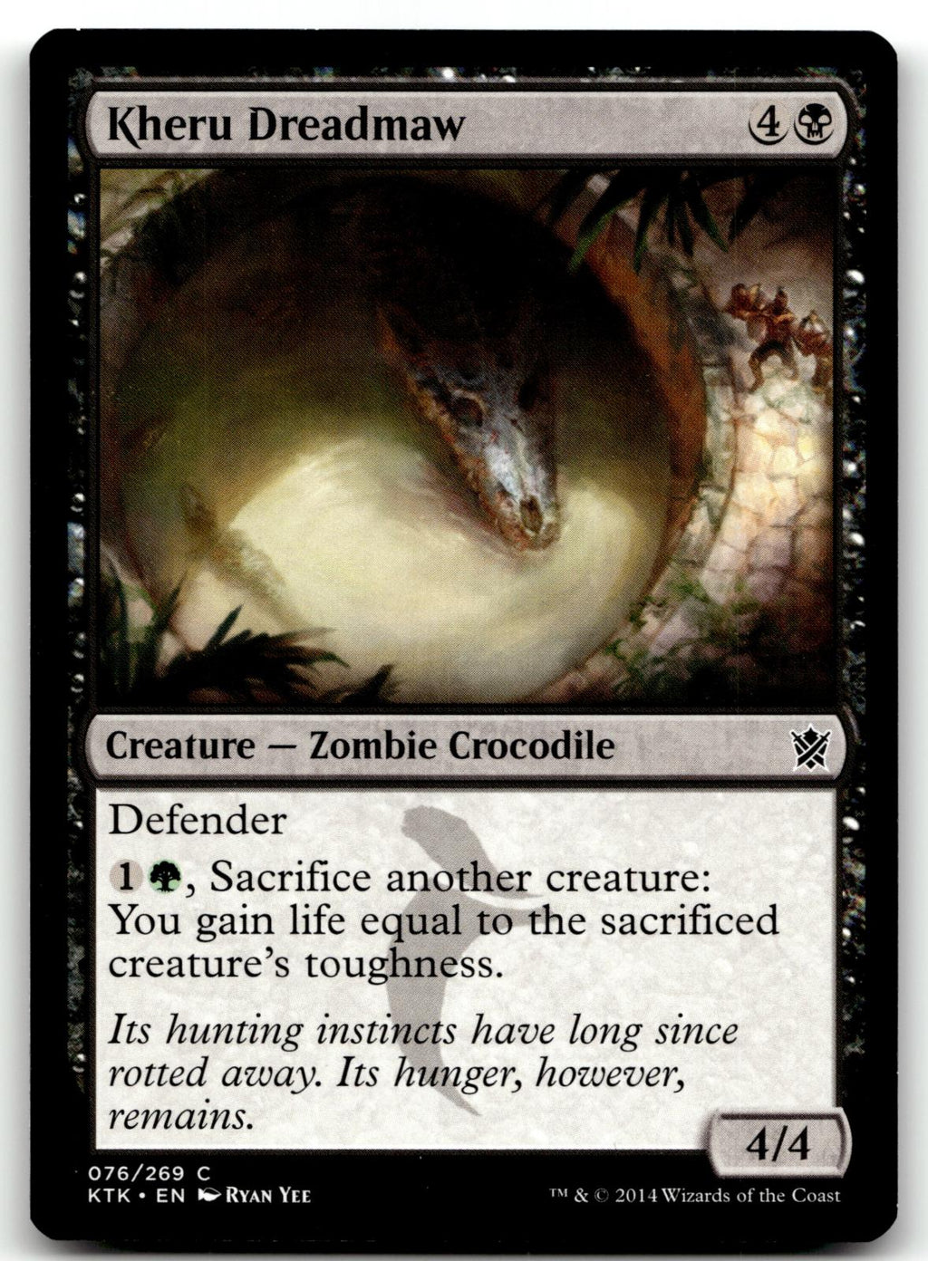 Kheru Dreadmaw 76 Common Khans of Tarkir Magic: The Gathering Near Mint