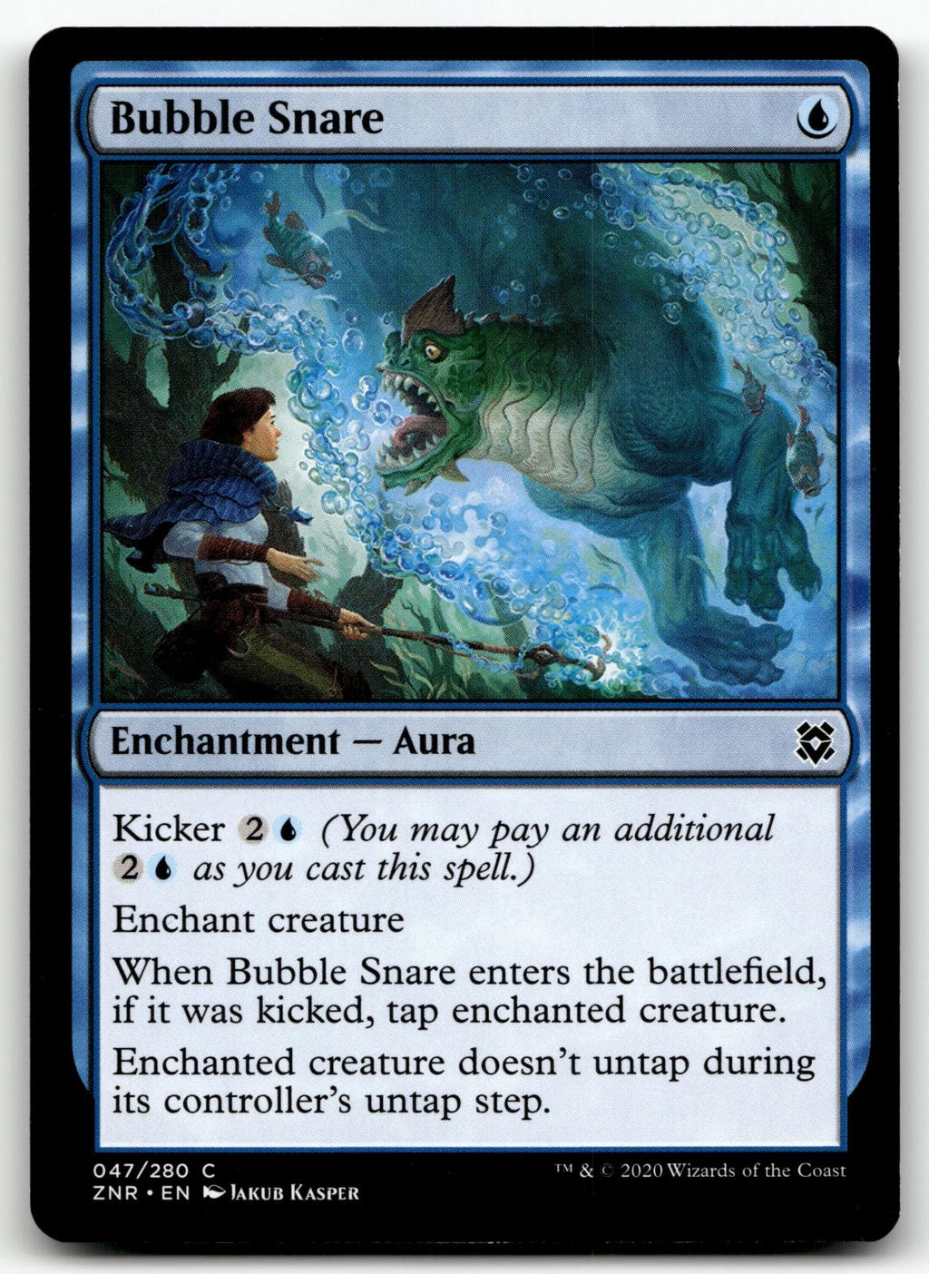 Bubble Snare 47 Common Zendikar Rising Magic: The Gathering Near Mint
