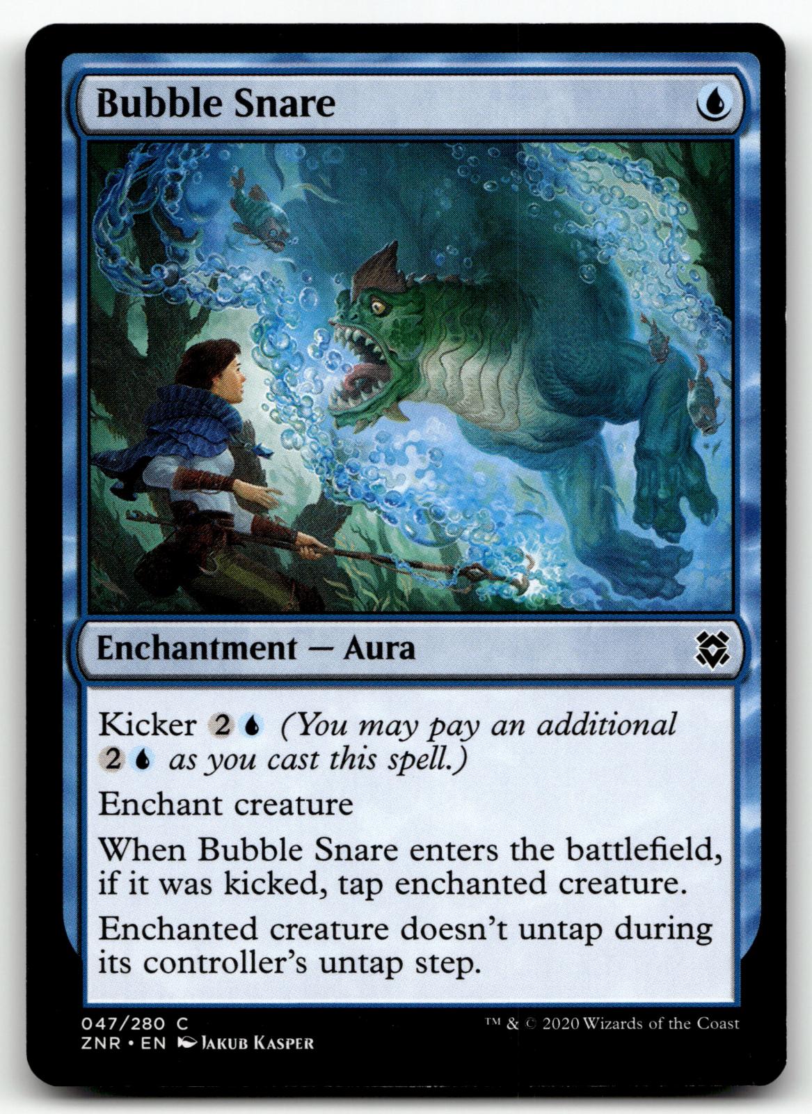 Bubble Snare 47 Common Zendikar Rising Magic: The Gathering Near Mint