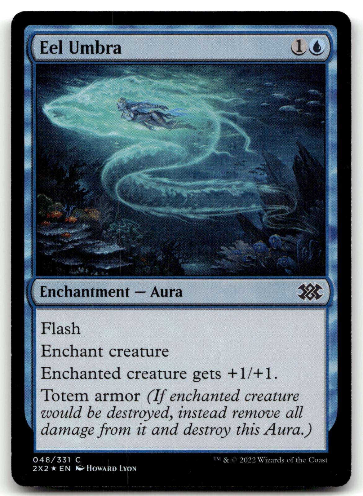 Eel Umbra 48 Common Double Masters 2022 Magic: The Gathering Foil Near Mint
