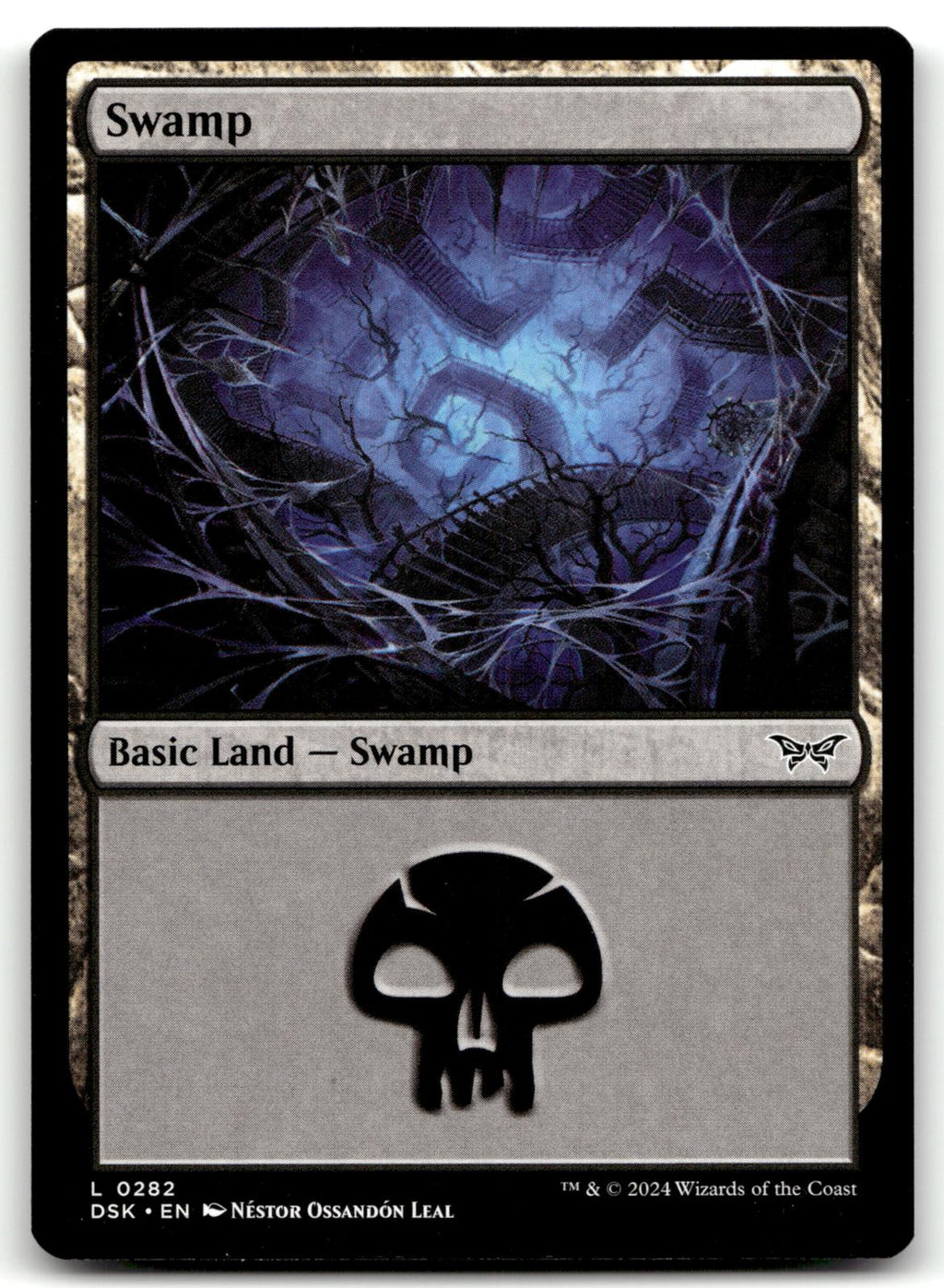 Swamp (0282) 282 Land Duskmourn: House of Horror Magic: The Gathering Near Mint