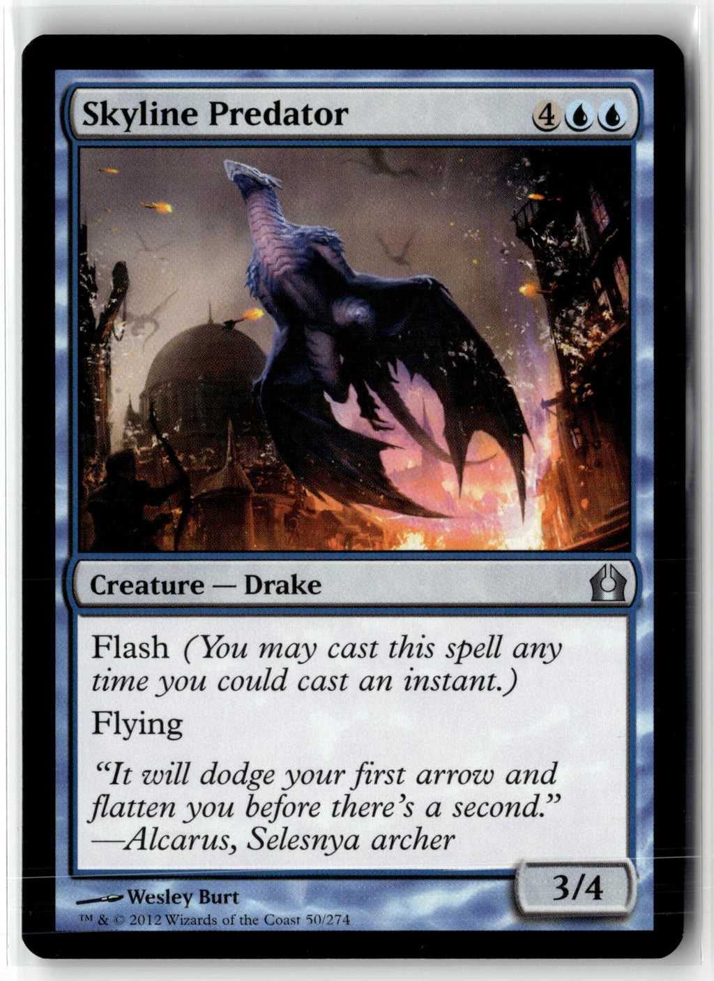 Skyline Predator 50 Uncommon Return to Ravnica Magic: The Gathering Near Mint