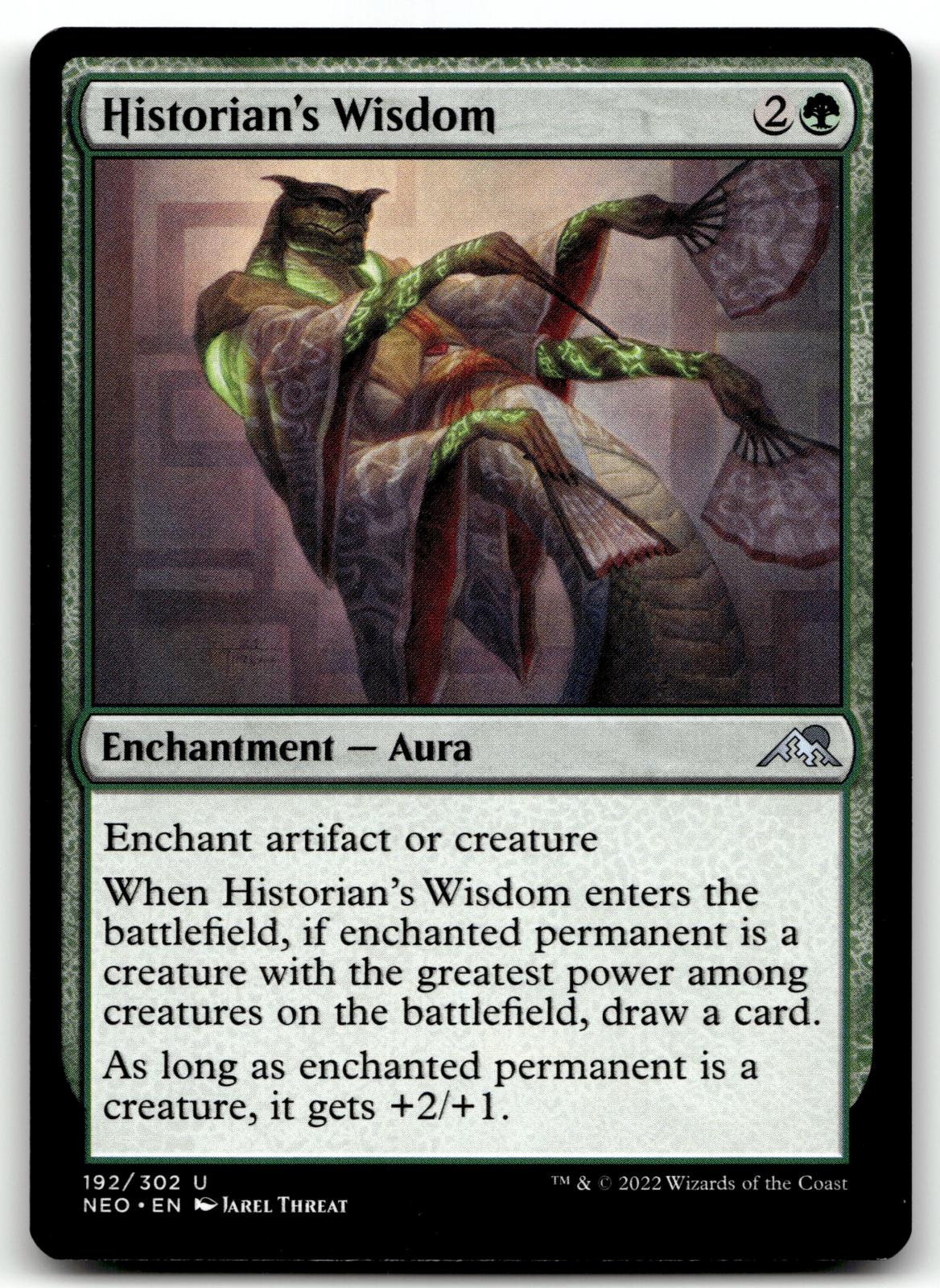 Historian's Wisdom 192 Uncommon Kamigawa: Neon Dynasty Magic: The Gathering NM