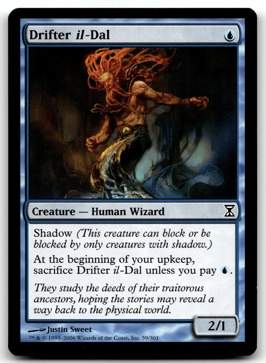 Drifter il-Dal 59 Common Time Spiral Magic: The Gathering Near Mint