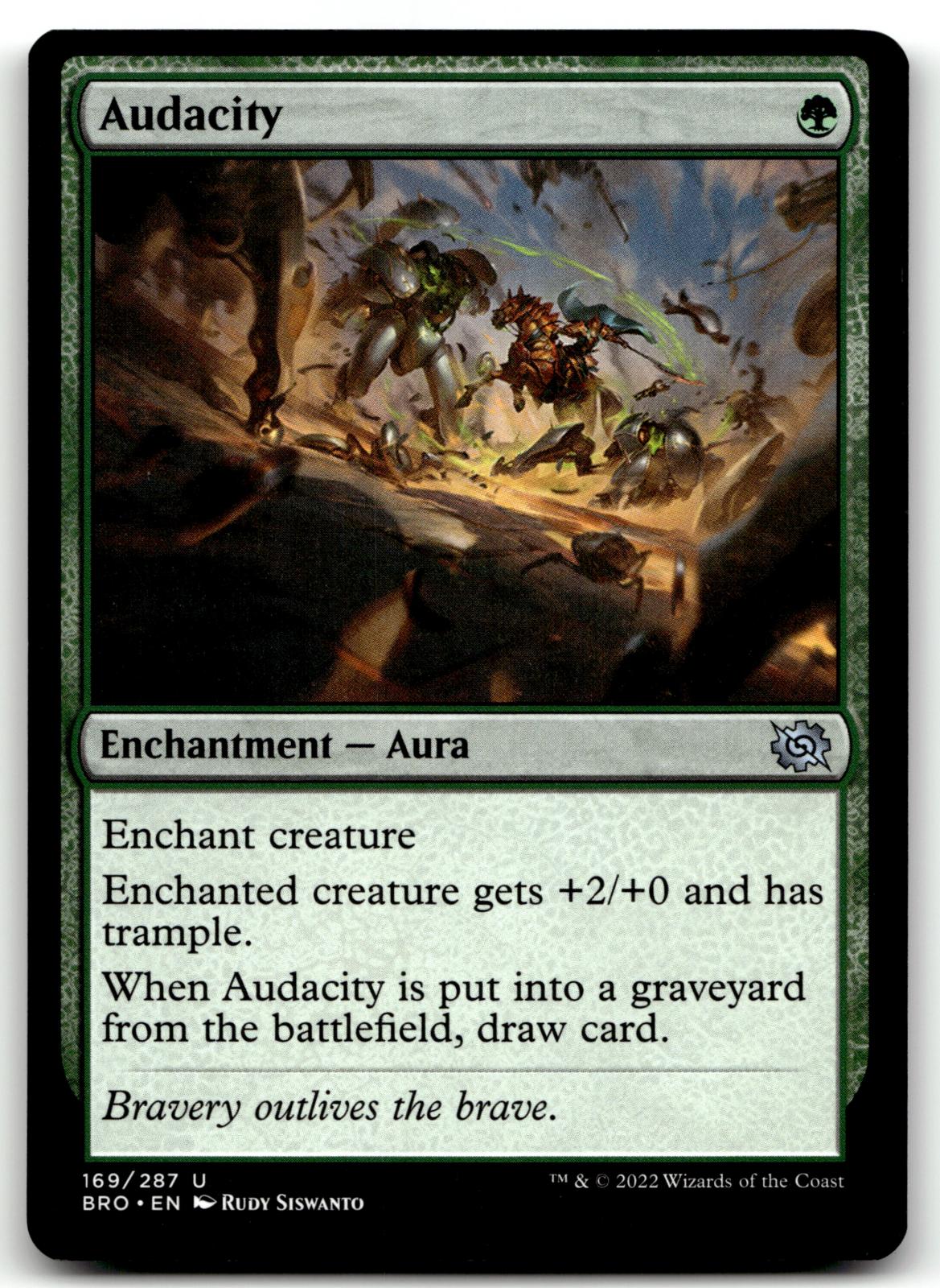Audacity 169 Uncommon The Brothers' War Magic: The Gathering Near Mint