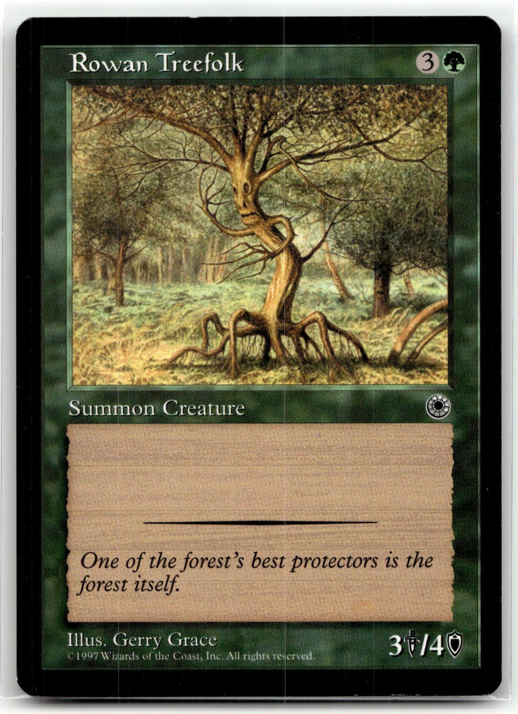 Rowan Treefolk Common Portal Magic: The Gathering Near Mint
