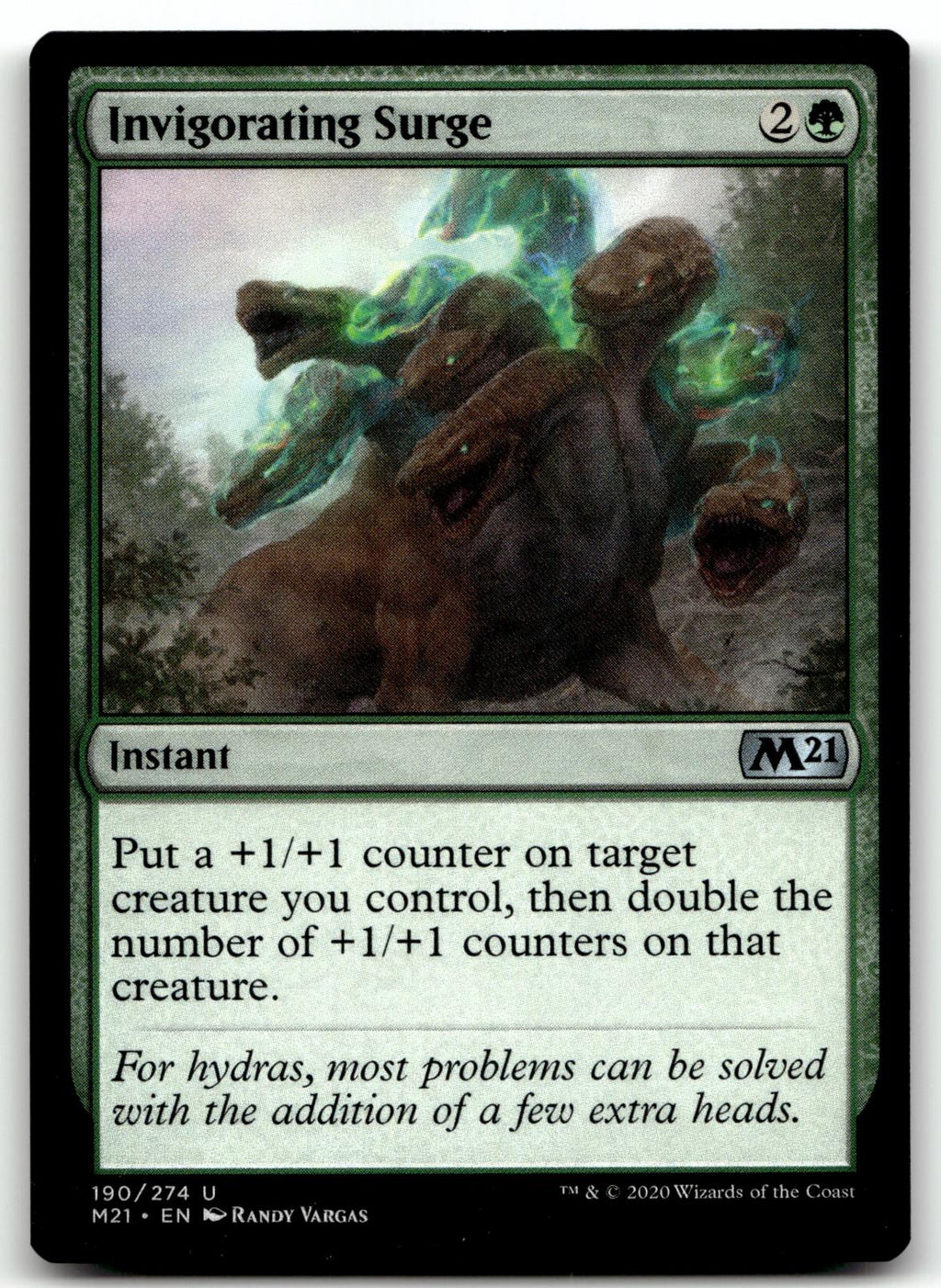 Invigorating Surge 190 Uncommon Core Set 2021 Magic: The Gathering Near Mint