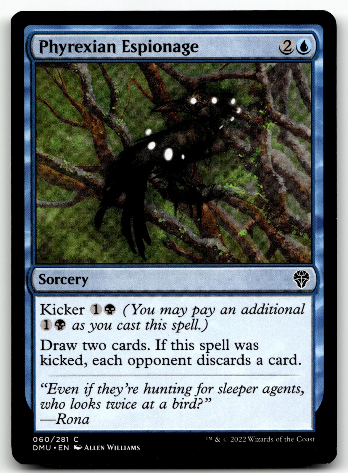 Phyrexian Espionage 60 Common Dominaria United Magic: The Gathering Near Mint